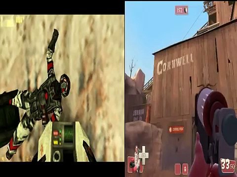 Team fortress classic and TF2 comparison