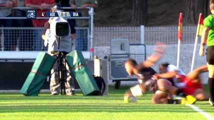 PRO D2 - Résumé Provence Rugby - Biarritz : 22-11 - J4 - Saison 2015/2016