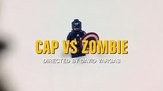 Cap vs zombie ( stop motion video)
