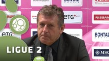 Conférence de presse Evian TG FC - AJ Auxerre (4-0) : Safet SUSIC (EVIAN) - Jean-Luc VANNUCHI (AJA) - 2015/2016