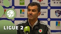 Conférence de presse Havre AC - Red Star  F.C (0-2) : Thierry GOUDET (HAC) - Rui ALMEIDA (RED) - 2015/2016