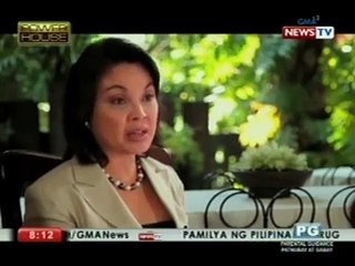 Senator Loren Legarda describes her ideal man to Powerhouse host Mel Tiangco
