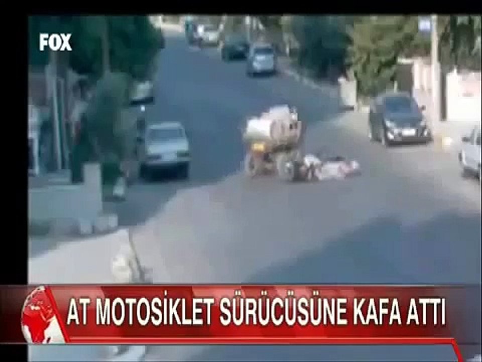 It wasn't such a funny accident AT head-butted A D D to drive a motorcycle