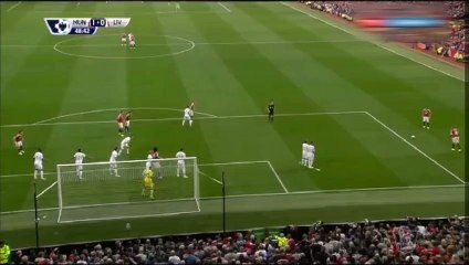 الهدف الاول لمانشيستر يونايتد في ديربي الشمال الغربي امام ليفربول