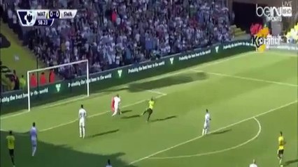 Watford vs Swansea City 1-0 2015 - Odion Ighalo Goal