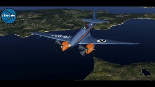 X-PLANE 10 Private Twin Racer airplane