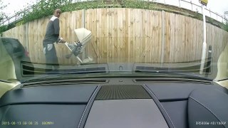 Dashcam Shows Man Keys Aston Martin