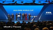 اعلان بلاتر عن استضافة قطر لنهائيات كاس العالم 2022