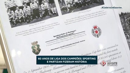 O primeiro jogo da história das competições europeias - Sporting x Partizan - Esporte Interativo