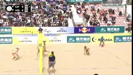 Women;;s Beach Volleyball - Liliana Fernández & Elsa Baquerizo vs NED