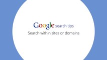 Google Search tip: Search within a site