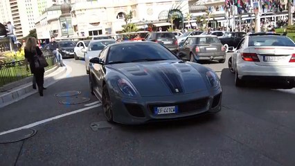 Ferrari 599 GTO Full Throttle and Loud Revs   1080p HD