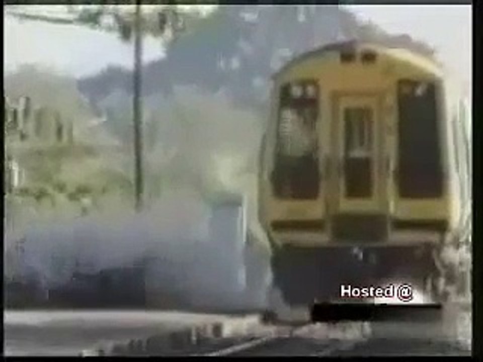 motor cycle rider get hit by train