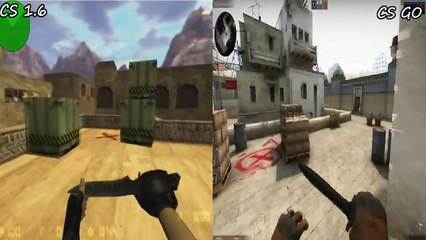 CS GO VS CS 1.6 [Map Dust II] [2015]