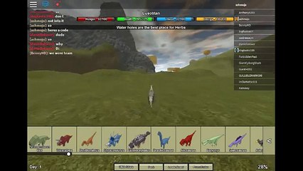 Roblox Dinosaur Simulator Code And Gameplay Video Dailymotion