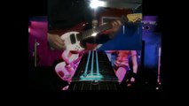 RB3 Pro Guitar Expert - Through the Fire and Flames with frethand overlay 1 PS3 with 3* lol