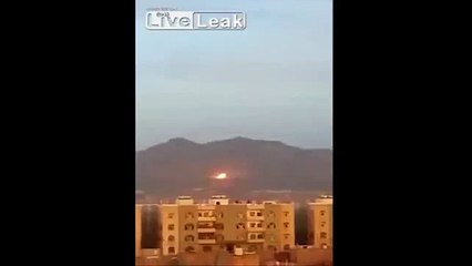 LiveLeak   Another Massive Explosion and Shockwave in Sana'a, Yemen