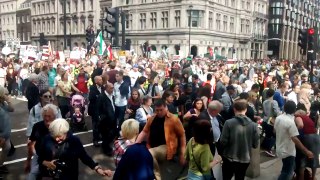 Refugees Welcome'  LONDON RALLY Solidarity 12.09.2015
