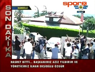 Aziz Yıldırım evine döndü