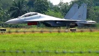 RMAF Su-30MKM full rehearsal