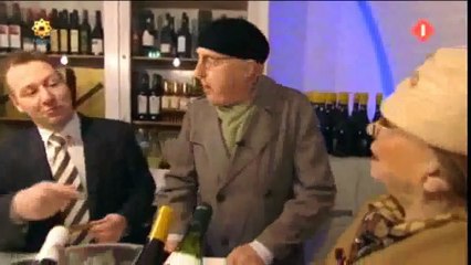 Meneer en Mevrouw de Bok - Wijn proeven.