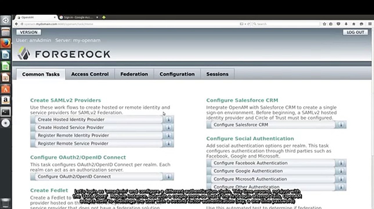 OpenAM MultiFactor Authentication With Adaptive Risk and OTP