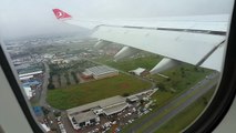 Turkish Airlines A330 wet landing in Johannesburg