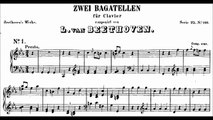 Ludwig van Beethoven - Bagatelle in C Minor
