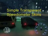 GTA IV: Simple Transparent Speedometer (MPH version)