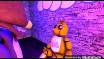 [SFM FNAF]Chica gets scares of Nightmare Bonnie