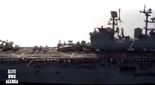 IRAN and U S  HEADING TOWARDS WAR   USS Iwo Jima in Arabian Sea Near Yemen