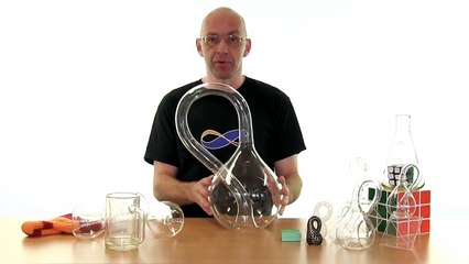 A mirror paradox, Klein bottles and Rubik's cubes