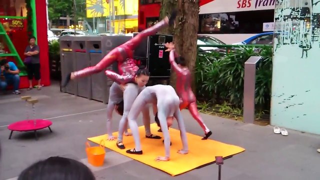 Singapore Chinese girls very nice dancing video in