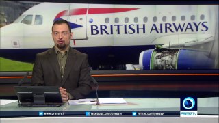 British Airways plane catches fire at Las Vegas airport