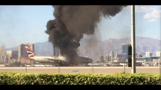Breaking British Airways Flight Catches Fire On Las Vegas Runway