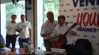 'Che sarà'. Cantano Pier Ferdinando Casini, Stefano Valdegamberi e Antonio De Poli