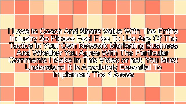 Network Marketing Business : The 4 Foundation Points To A Thriving Network Marketing Business