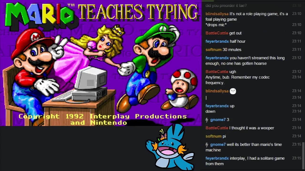 Bad Games Stream #2 - Mario Teaches Typing