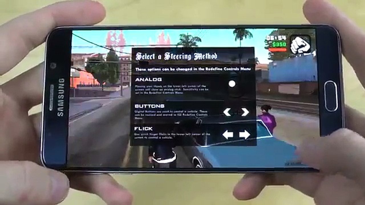 GTA San Andreas Samsung Galaxy Note 5 Gameplay   Review 4K