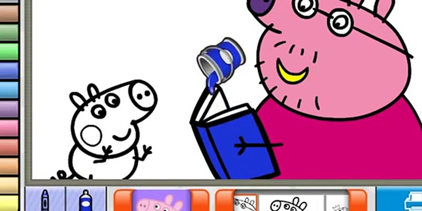 Colouring Games Peppa Pig Pig Painting Games Peppa Coloring Pages