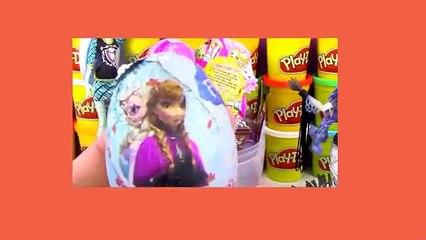 GIANT ELSA Surprise Egg Play Doh - Disney Frozen Toys Pop Mystery Mini MLP
