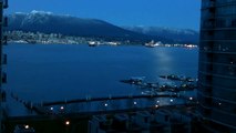 VIEW FROM MY APARTMENT COAL HARBOUR VANCOUVER B.C. CANADA