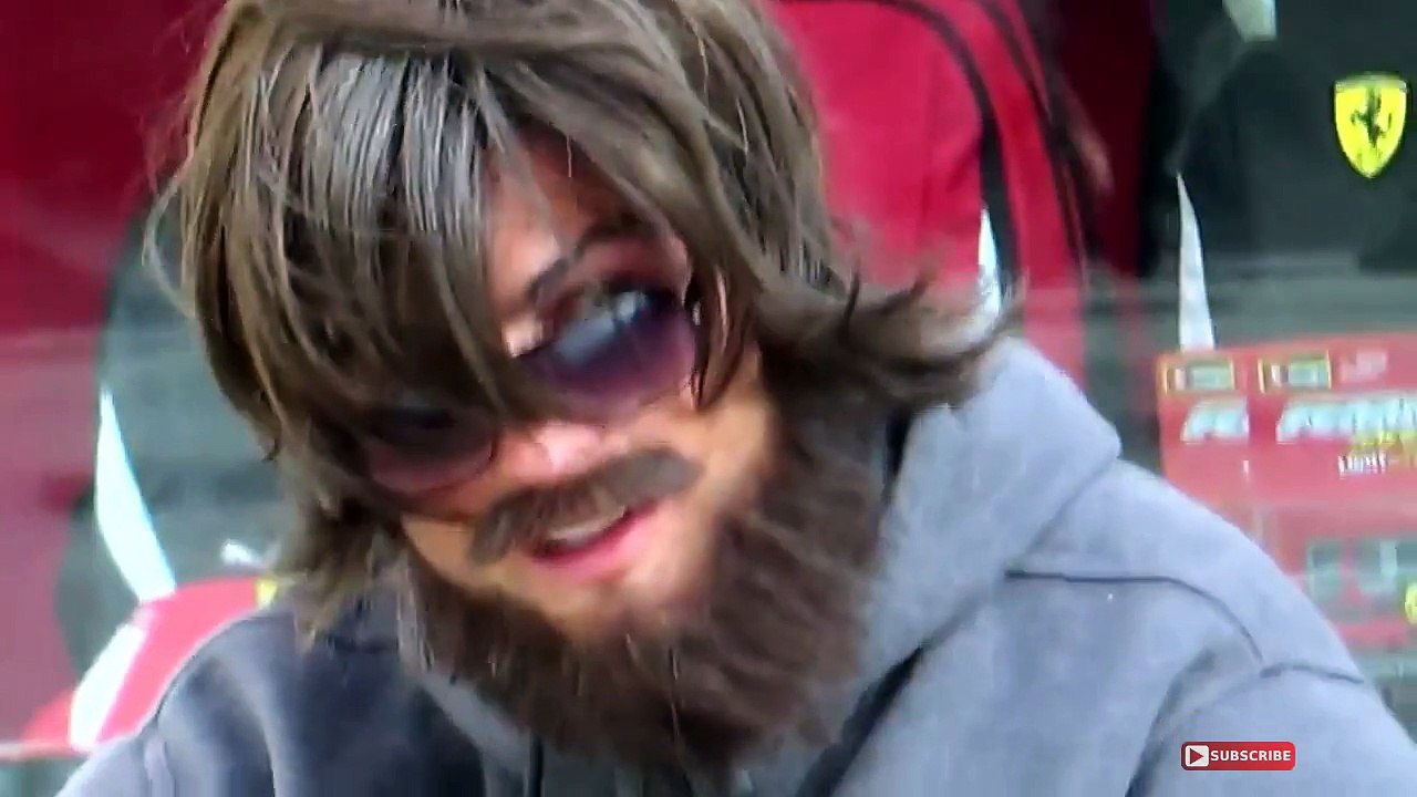 Cristiano Ronaldo dresses up as a homeless man