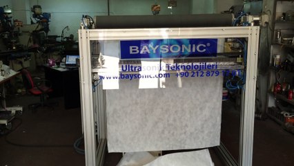 Baysonic Ultrasonik Kaynakli Tam Otomatik Yastik Kılıfı Makinesi