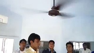 Funny fan stopping