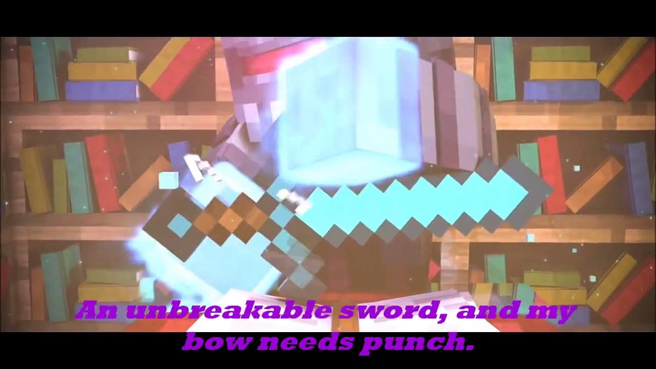 ♪Enchanted♪ - A Minecraft Parody of ♪Radioactive♪ Lyrics OnScreen♪ (New/Updated)