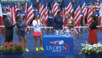 Tennis USOpen 2015 Women - Final Vinci vs Pennetta Award Ceremony
