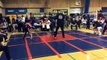 Young British kickboxing champion in the final of ICO British championships