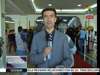 María Ángela Holguín llega a la cancillería ecuatoriana en Quito