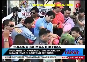 Mariel Rodriguez and husband Robin Padilla donates P1 Million cash for typhoon victims